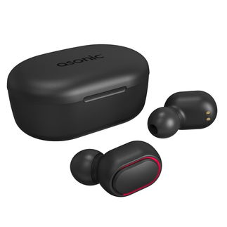 Asonic AS-TWS7S Siyah Mobil Telefon Uyumlu Bluetooth TWS AirPods Mikrofonlu Kulaklık - Asonic (1)