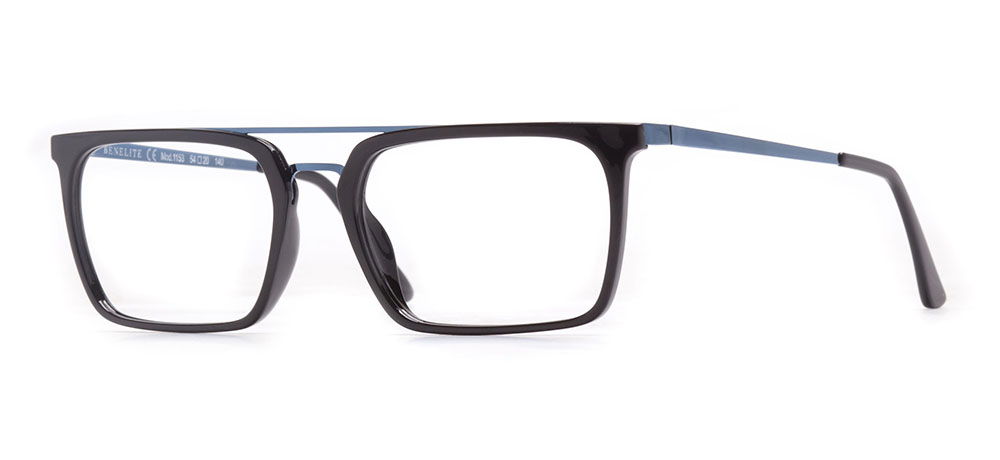 BENELITE BNLTE 1153-06 Optik Yetişkin Erkek Köşeli Çerçeveli Grilamid (TR90) - 2