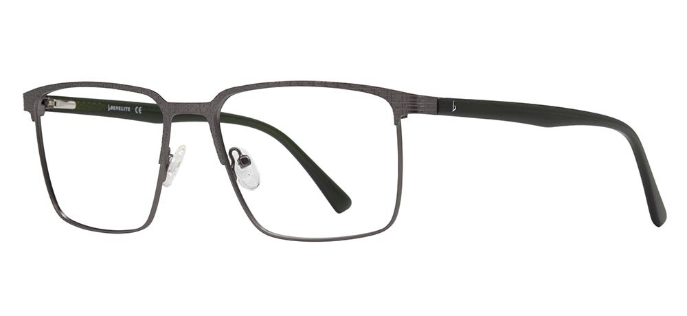 BENELITE BNLTE 1747-C2 Optik Genç,Yetişkin Erkek Köşeli Çerçeveli Metal - 2