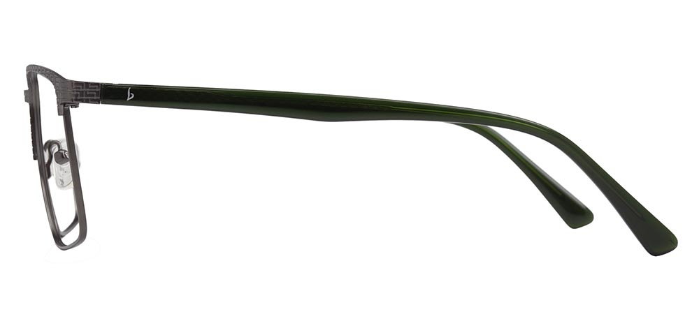 BENELITE BNLTE 1747-C2 Optik Genç,Yetişkin Erkek Köşeli Çerçeveli Metal - 3