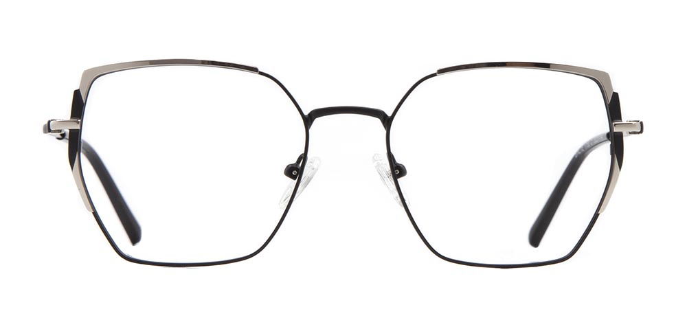 BENELITE BNLTE 1758-C1 Optik Genç,Yetişkin Kadın Geometrik Çerçeveli Metal - 1