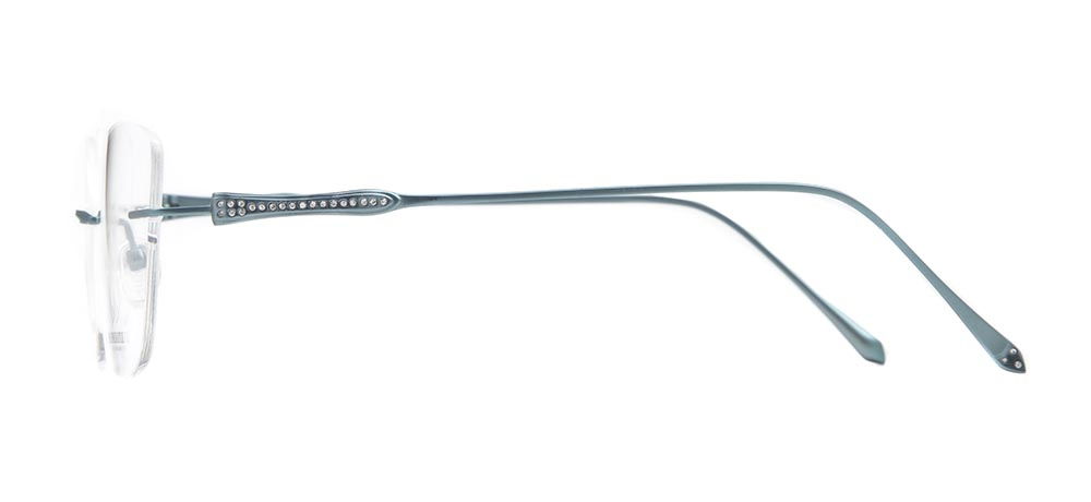 BENELITE BNLTE 1764-C4 Optik Genç,Yetişkin Kadın Çekik Çerçevesiz Titanyum - 3