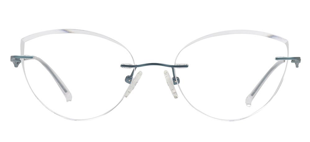 BENELITE BNLTE 1765-C4 Optik Genç,Yetişkin Kadın Çekik Çerçevesiz Titanyum - 1