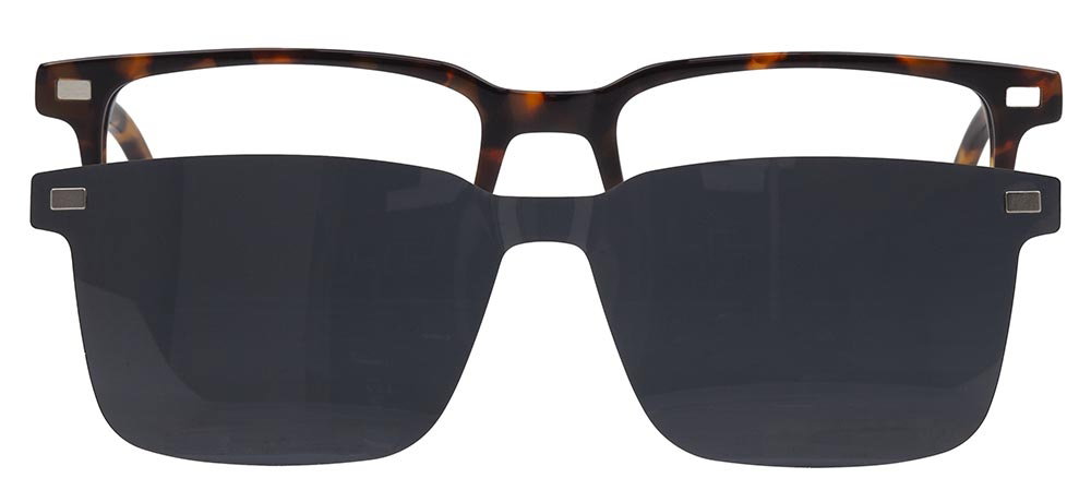 BENELITE BNLTE 1800-C2 Clipon, Optik Genç,Yetişkin Erkek,Kadın,Unisex Köşeli Çerçeveli Asetat - 1