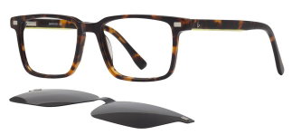 BENELITE BNLTE 1800-C2 Clipon, Optik Genç,Yetişkin Erkek,Kadın,Unisex Köşeli Çerçeveli Asetat - BENELITE (1)