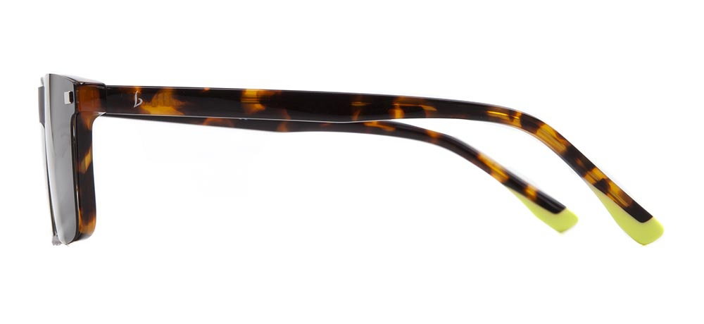 BENELITE BNLTE 1803-C2 Clipon, Optik Genç,Yetişkin Erkek Köşeli Çerçeveli Asetat - 3