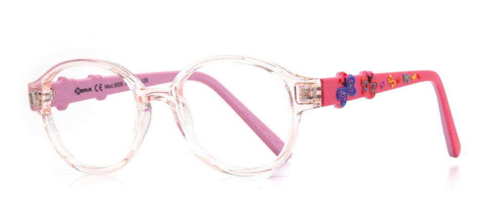 BENX BIO BXASTS5009-K17704 Optik Bebek,Çocuk Kadın Oval Çerçeveli Grilamid (TR90) - 2