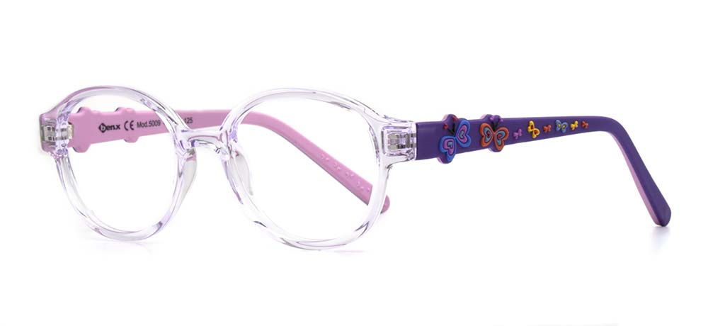 BENX BIO BXASTS5009-K21702 Optik Bebek,Çocuk Kadın Oval Çerçeveli Grilamid (TR90) - 2