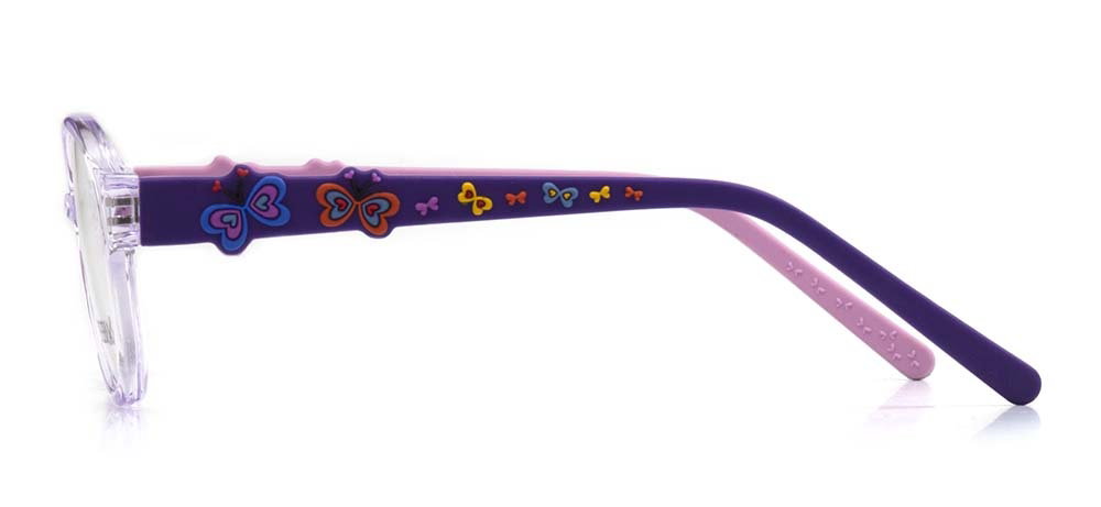BENX FANTASIA BXASTS5009-K21702 Optik Bebek,Çocuk Kadın Oval Çerçeveli Grilamid (TR90) - 3