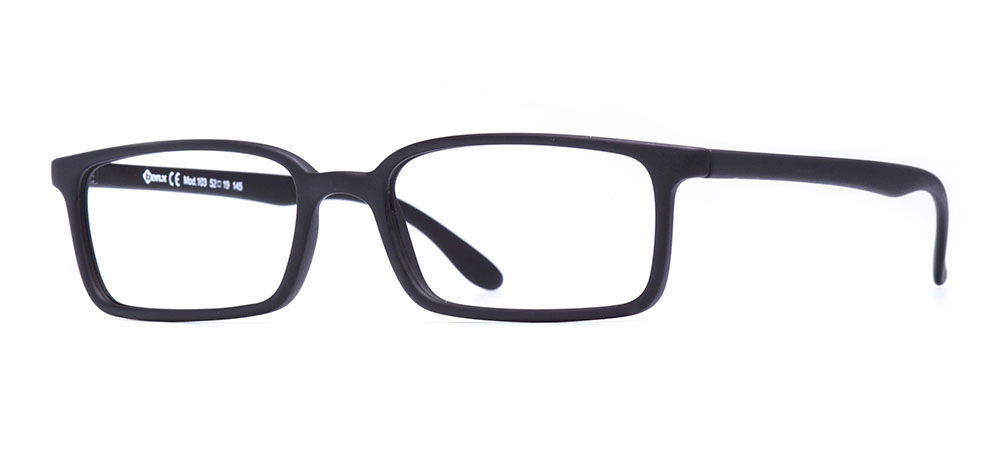 BENX CLASSIC BXGRL103-M06 Optik Genç,Yetişkin Erkek Köşeli Çerçeveli Grilamid (TR90) - 2