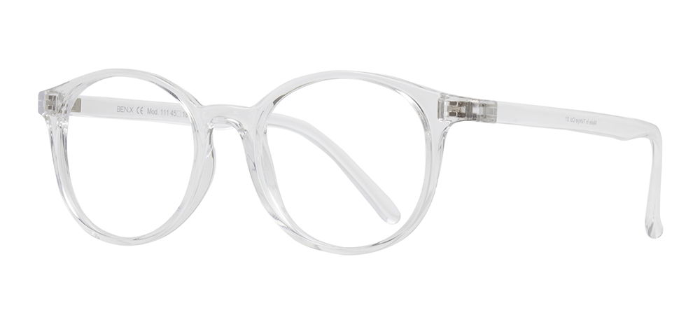 BENX CLASSIC BXGRL111-01 Optik Genç Erkek,Kadın,Unisex Oval Çerçeveli Grilamid (TR90) - 2