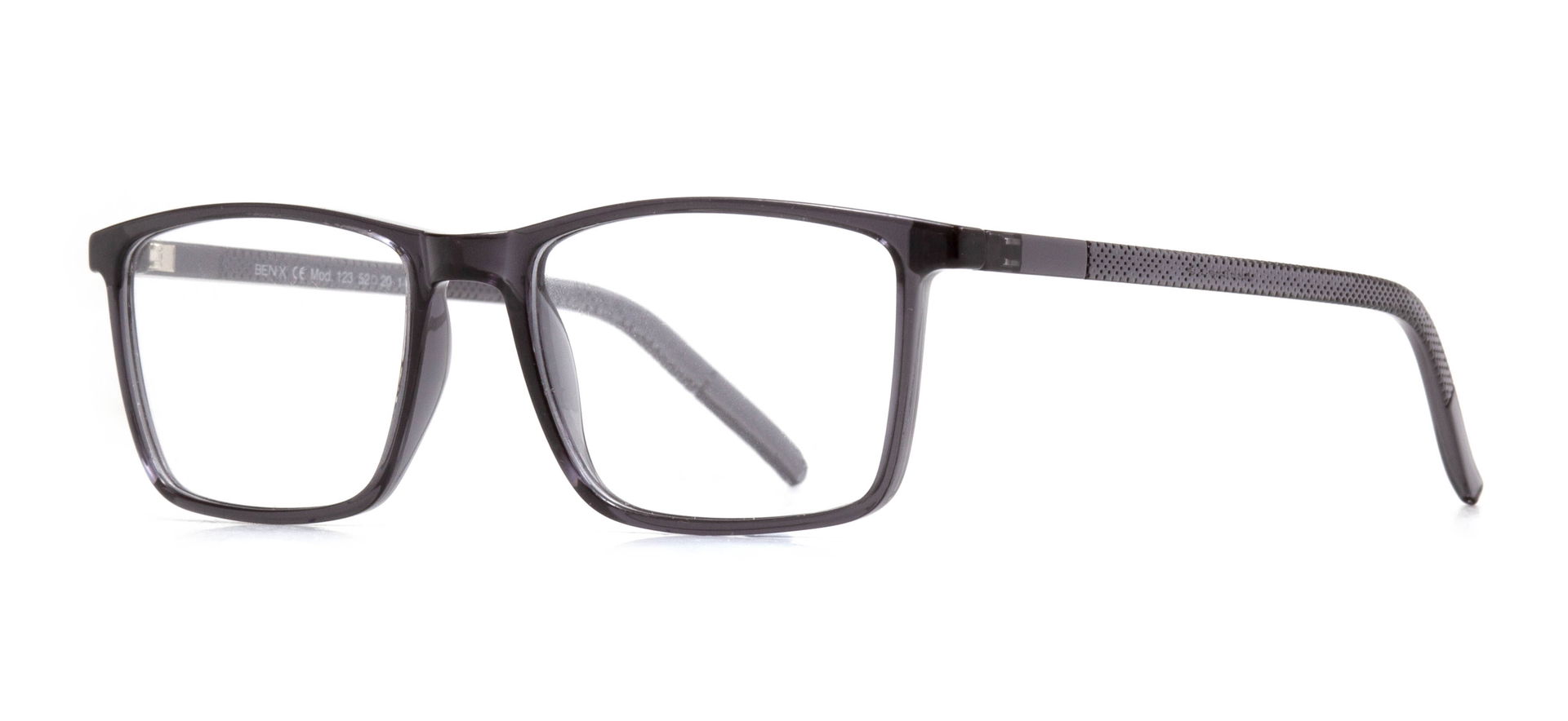 BENX CLASSIC BXGRL123-05 Optik Genç,Yetişkin Erkek Köşeli Çerçeveli Grilamid (TR90) - 2