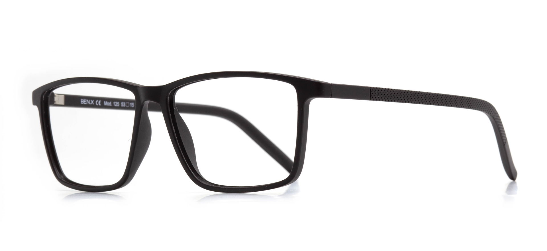 BENX CLASSIC BXGRL125-M06 Optik Genç,Yetişkin Erkek Köşeli Çerçeveli Grilamid (TR90) - 2