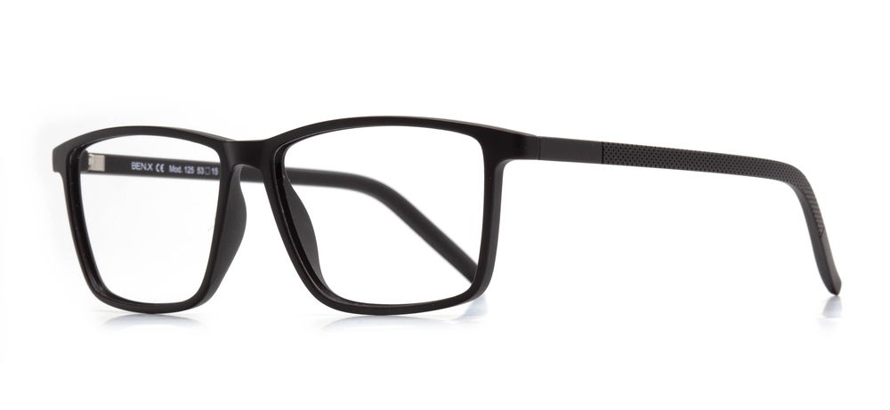 BENX CLASSIC BXGRL125-M06 Optik Genç,Yetişkin Erkek Köşeli Çerçeveli Grilamid (TR90) - 2