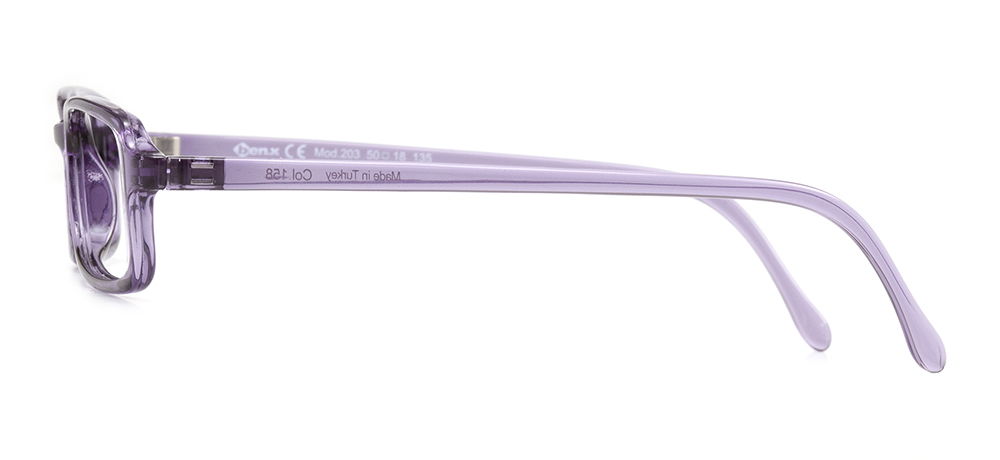 BENX CLASSIC BXGRL203-158 Optik Genç,Yetişkin Kadın Köşeli Çerçeveli Grilamid (TR90) - 3