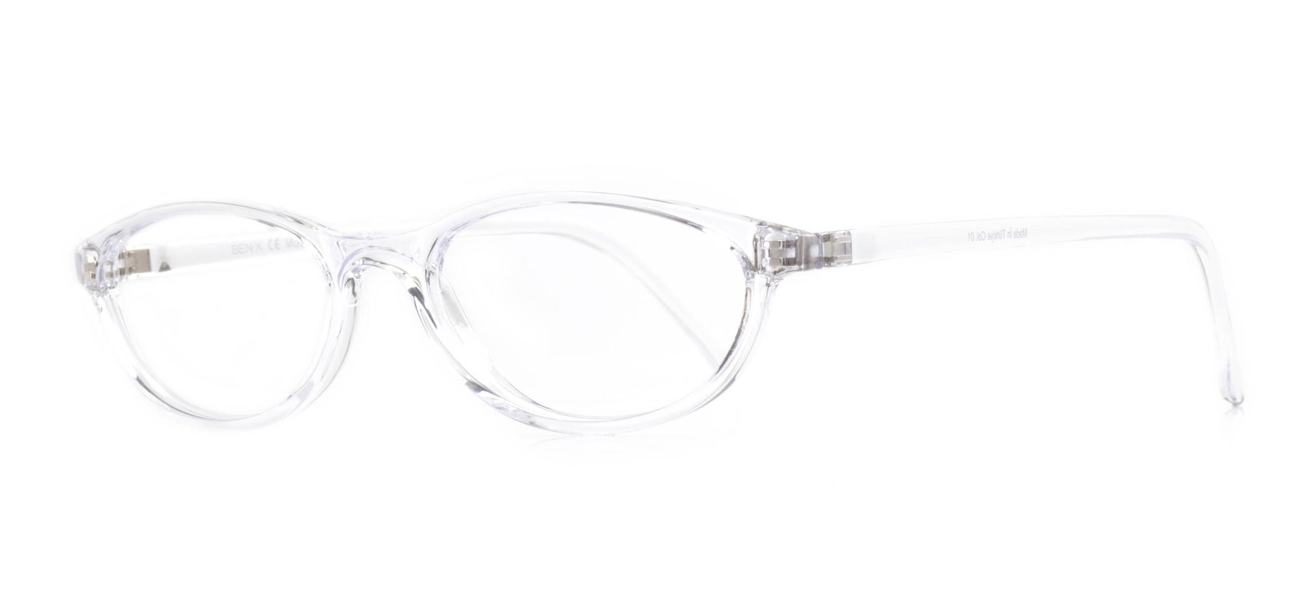 BENX CLASSIC BXGRL206-01 Optik Genç,Yetişkin Kadın Oval Çerçeveli Grilamid (TR90) - 2