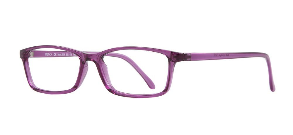 BENX CLASSIC BXGRL209-68 Optik Genç,Yetişkin Kadın Köşeli Çerçeveli Grilamid TR90 - 2