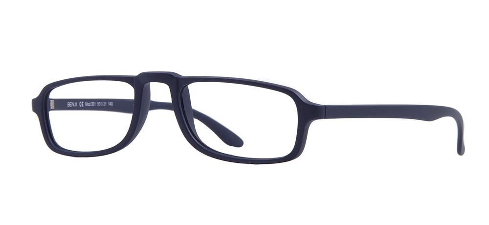 BENX CLASSIC BXGRL301-M120 Optik Yetişkin Erkek,Kadın,Unisex Köşeli Çerçeveli Grilamid (TR90) - 2