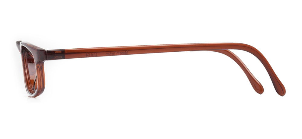 BENX CLASSIC BXGRL305-04 Optik Yetişkin Kadın Köşeli Çerçeveli Grilamid (TR90) - 3