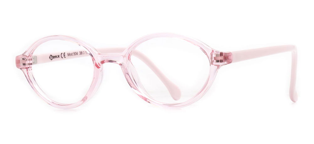BENX CLASSIC BXGRL504-0823 Optik Bebek Kadın Oval Çerçeveli Grilamid TR90 - 2
