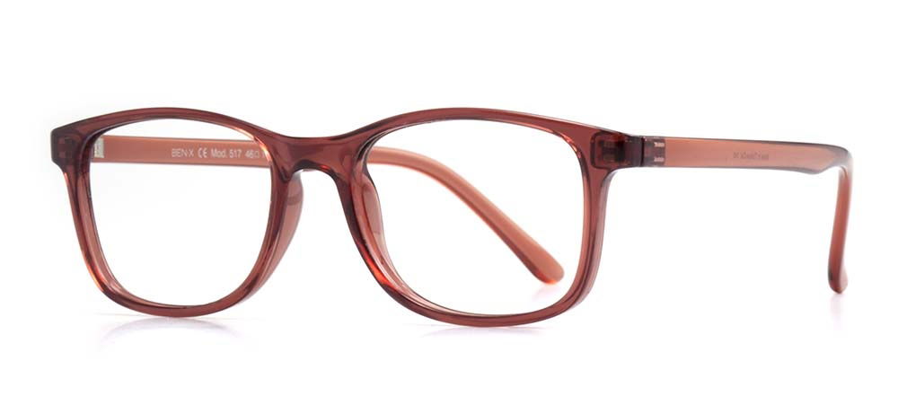 BENX CLASSIC BXGRL517-145 Optik Çocuk Kadın Köşeli Çerçeveli Grilamid TR90 - 2