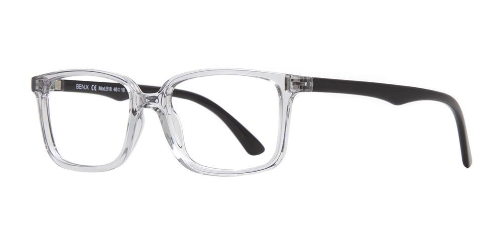 BENX CLASSIC BXGRL518-20506 Optik Çocuk Erkek,Kadın,Unisex Köşeli Çerçeveli Grilamid (TR90) - 2