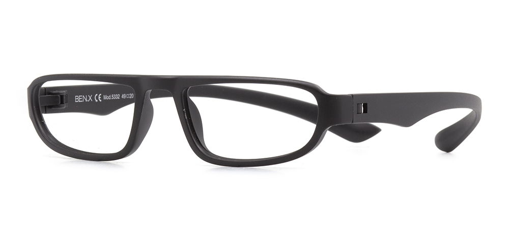 BENX CLASSIC BXGRL5332-M06 Optik Genç,Yetişkin Erkek,Kadın,Unisex Köşeli Çerçeveli Grilamid (TR90) - 2