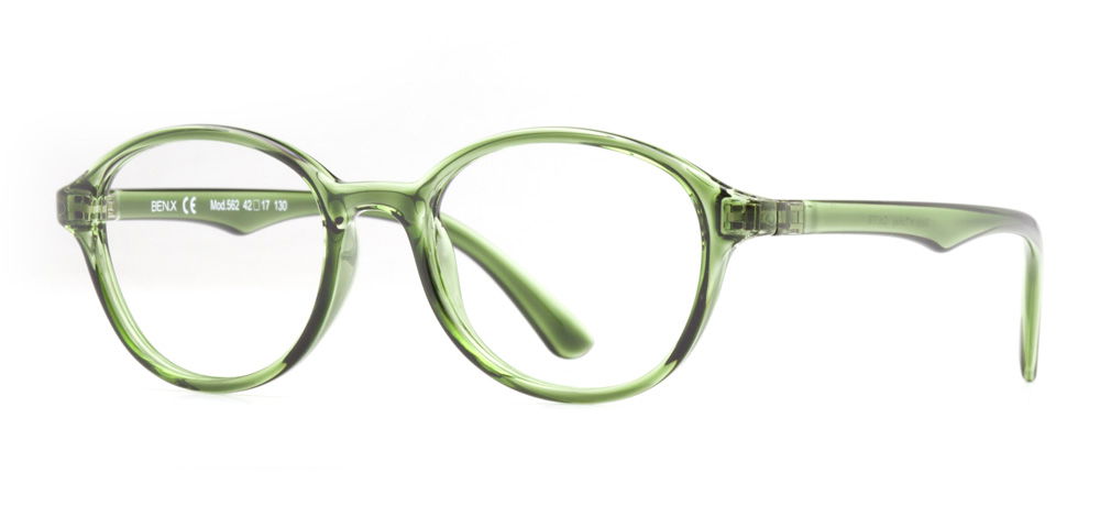 BENX CLASSIC BXGRL562-176 Optik Çocuk Erkek,Kadın,Unisex Oval Çerçeveli Grilamid (TR90) - 2