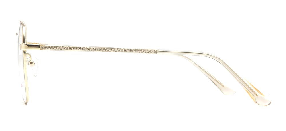 BENX FANTASIA BXMTL 7011.52-C.03 Optik Genç Erkek,Kadın,Unisex Geometrik Çerçeveli Metal - 3