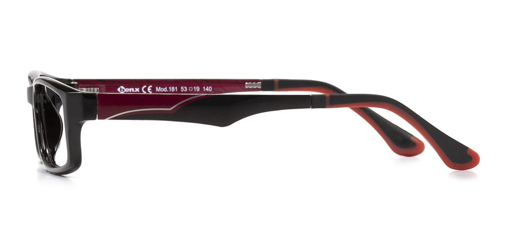 BENX CLASSIC BXTR90 181-06 Optik Genç Erkek,Kadın,Unisex Köşeli Çerçeveli Grilamid TR90 - 3