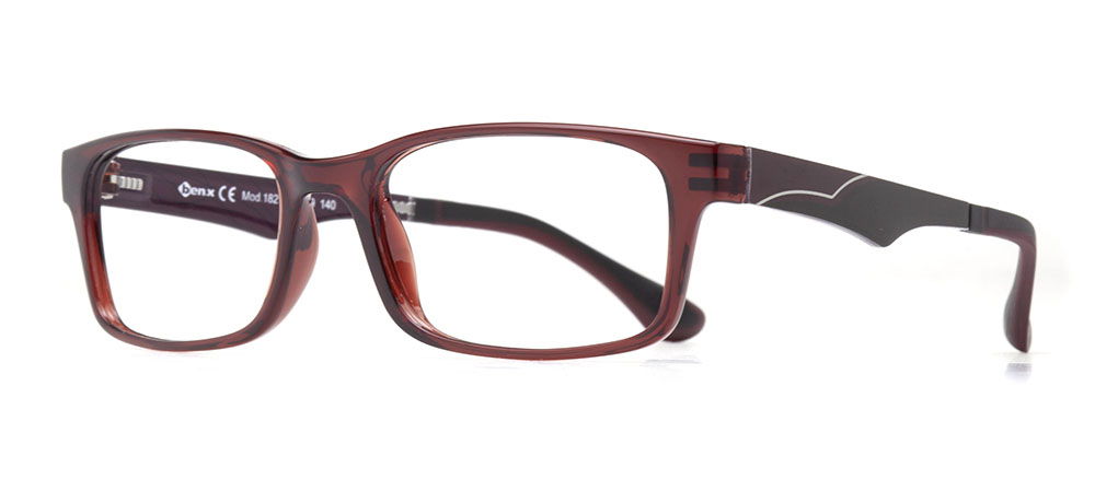 BENX CLASSIC BXTR90 182-15 Optik Genç,Yetişkin Erkek,Kadın,Unisex Köşeli Çerçeveli Grilamid (TR90) - 2