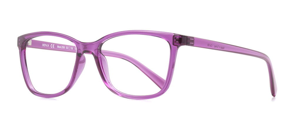 BENX CLASSIC BXTR90 256-68 Optik Genç Kadın Köşeli Çerçeveli Grilamid (TR90) - 2