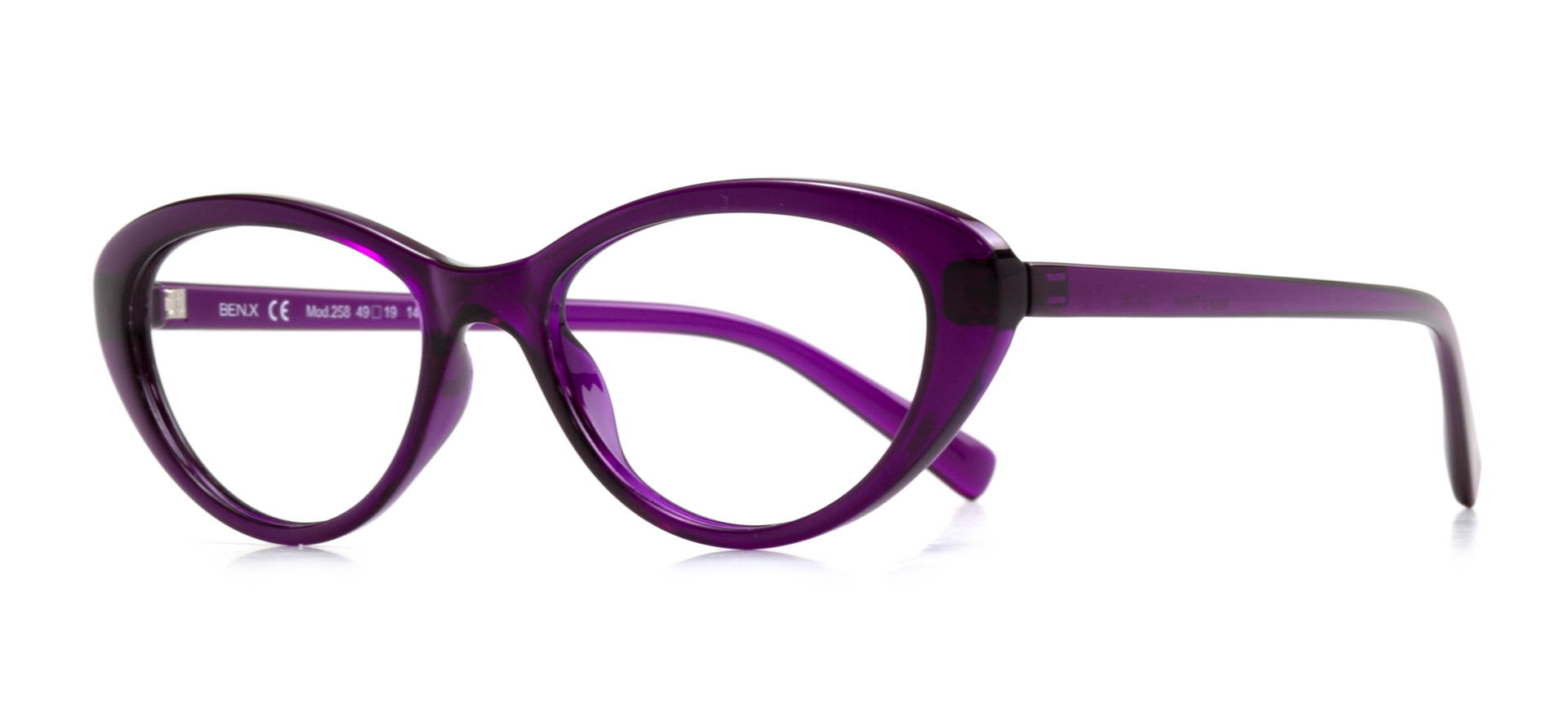 BENX CLASSIC BXTR90 258-105 Optik Genç Kadın Çekik Çerçeveli Grilamid (TR90) - 2