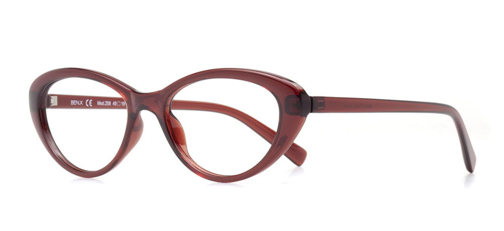 BENX CLASSIC BXTR90 258-15 Optik Genç Kadın Çekik Çerçeveli Grilamid (TR90) - 2