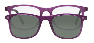 BENX CLIP ON BXTR90 902-M68 Optik,Güneş Çocuk Erkek Köşeli Çerçeveli Ultem - BENX CLIP ON