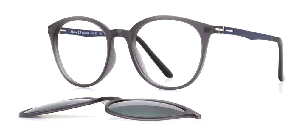BENX CLIP ON BXTR90 914-M05120 Optik,Güneş Genç Erkek,Kadın,Unisex Oval Çerçeveli Ultem - 2