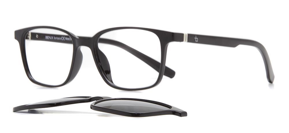 BENX CLIP ON BXTR90 916-06 Optik,Güneş Çocuk Erkek,Kadın,Unisex Köşeli Çerçeveli Grilamid (TR90) - 2