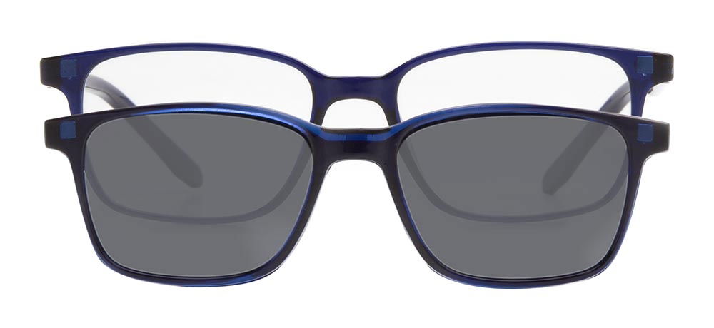 BENX CLIP ON BXTR90 916-118 Optik,Güneş Çocuk Erkek,Kadın,Unisex Köşeli Çerçeveli Grilamid (TR90) - 1