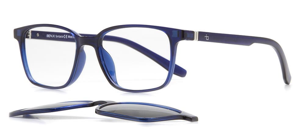 BENX CLIP ON BXTR90 916-118 Optik,Güneş Çocuk Erkek,Kadın,Unisex Köşeli Çerçeveli Grilamid (TR90) - 2