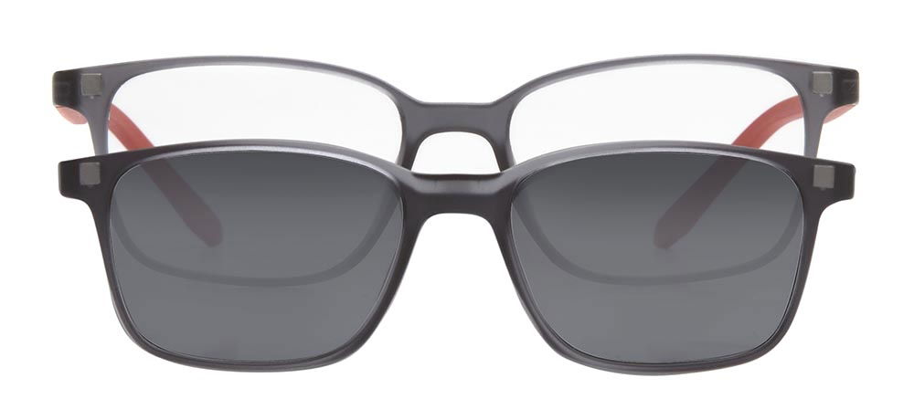 BENX CLIP ON BXTR90 916-M0531 Optik,Güneş Çocuk Erkek,Kadın,Unisex Köşeli Çerçeveli Grilamid (TR90) - 1