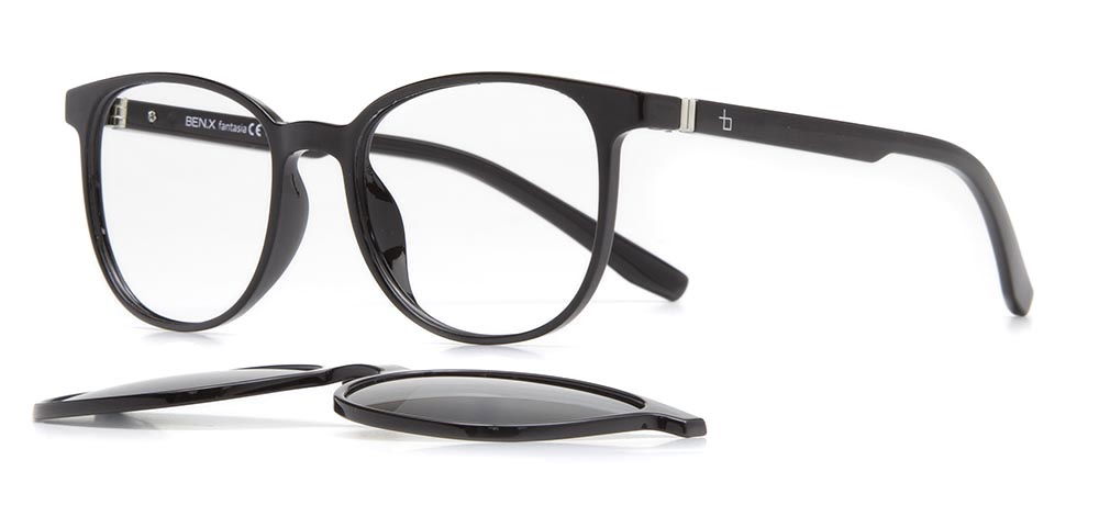 BENX CLIP ON BXTR90 917-06 Clipon Çocuk Erkek,Kadın,Unisex Oval Çerçeveli Grilamid TR90 - 2