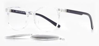 BENX CLIP ON BXTR90 917-C.01 Clipon Çocuk Erkek,Kadın,Unisex Oval Çerçeveli Grilamid TR90 - BENX CLIP ON (1)