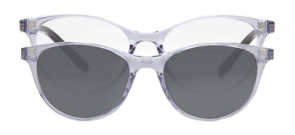 BENX CLIP ON BXTR90 918-20506 Optik,Güneş Çocuk Kadın Oval Çerçeveli Grilamid (TR90) - 1