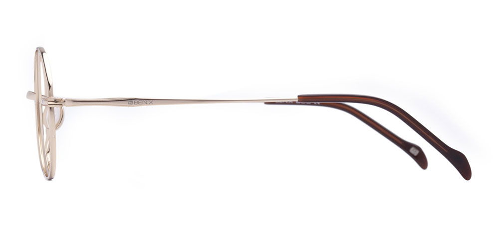 BENX CEO BXCEO 10101-C3 Optik Genç Erkek,Kadın,Unisex Yuvarlak Çerçeveli Titanyum - 3