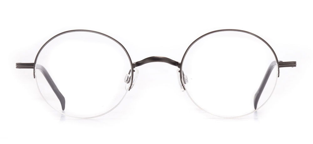 BENX CEO BXCEO 10103-C01 Optik Genç,Yetişkin Erkek,Kadın,Unisex Yuvarlak Yarım Çerçeveli Titanyum - 1