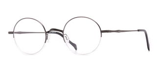 BENX CEO BXCEO 10103-C01 Optik Genç,Yetişkin Erkek,Kadın,Unisex Yuvarlak Yarım Çerçeveli Titanyum - BENX CEO (1)