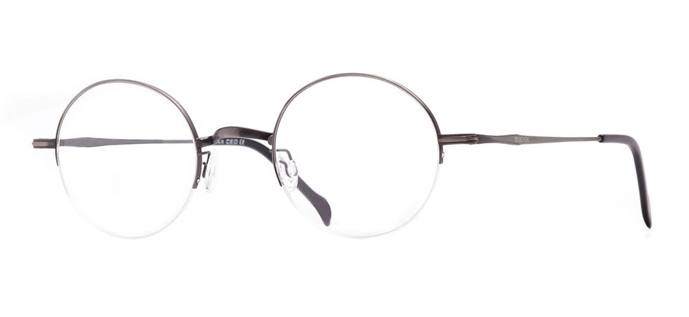 BENX CEO BXCEO 10103-C02 Optik Genç,Yetişkin Erkek,Kadın,Unisex Yuvarlak Yarım Çerçeveli Titanyum - 2