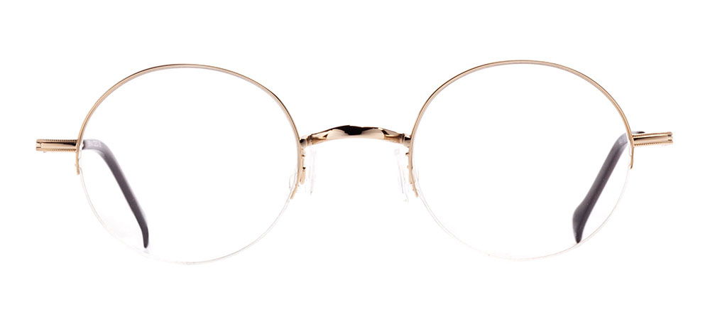 BENX CEO BXCEO 10103-C03 Optik Genç,Yetişkin Erkek,Kadın,Unisex Yuvarlak Yarım Çerçeveli Titanyum - 1