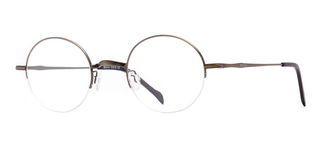 BENX CEO BXCEO 10103-C04 Optik Genç,Yetişkin Erkek,Kadın,Unisex Yuvarlak Yarım Çerçeveli Titanyum - BENX CEO (1)