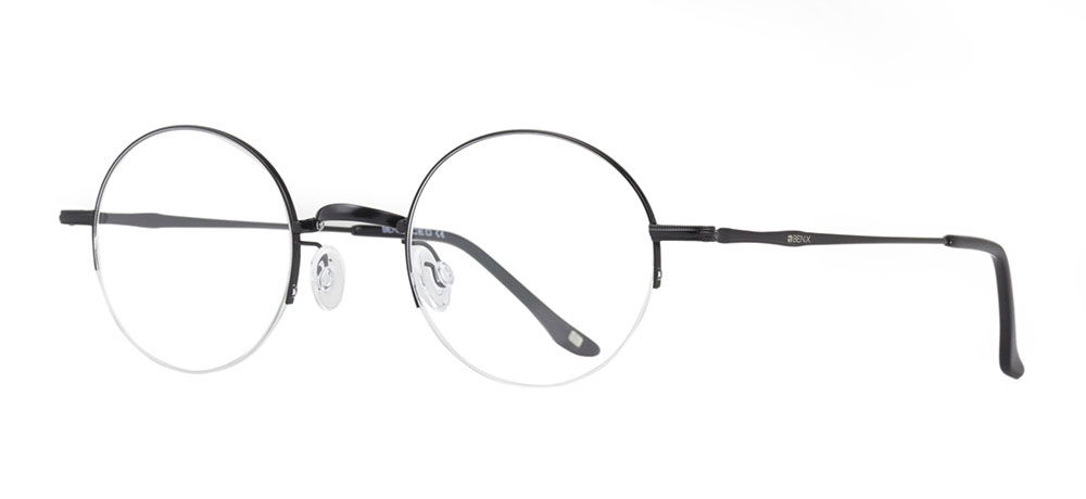 BENX CEO BXCEO 10103-C05 Optik Genç,Yetişkin Erkek,Kadın,Unisex Yuvarlak Yarım Çerçeveli Titanyum - 2